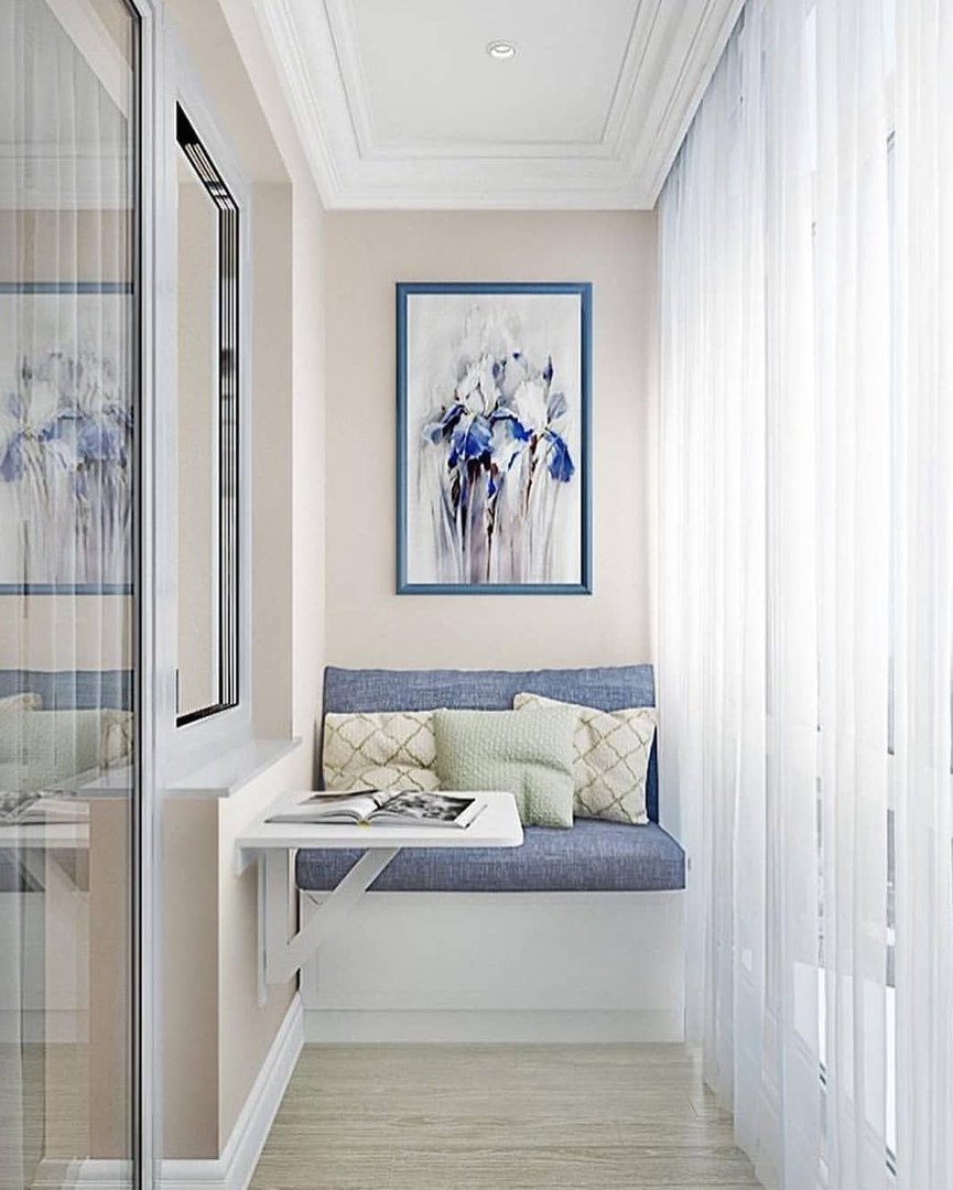 Интерьер лоджии