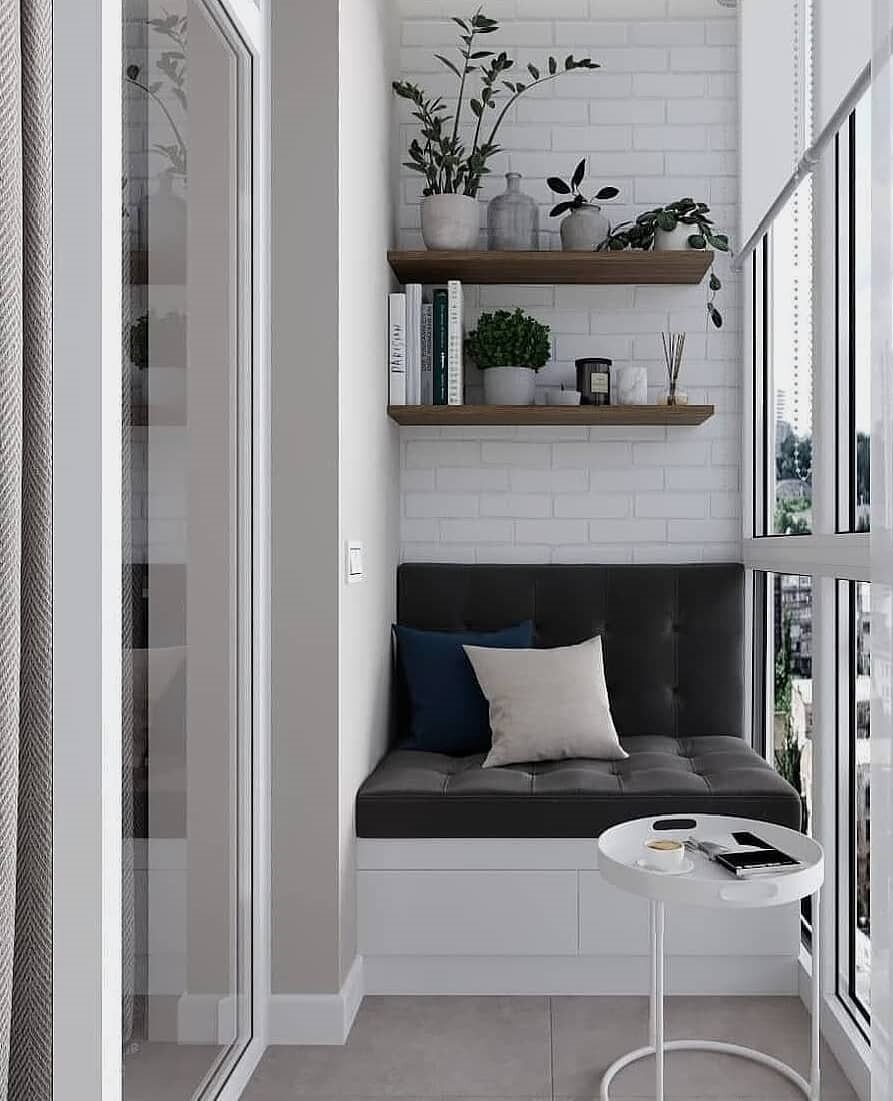 Балкон в стиле икеа