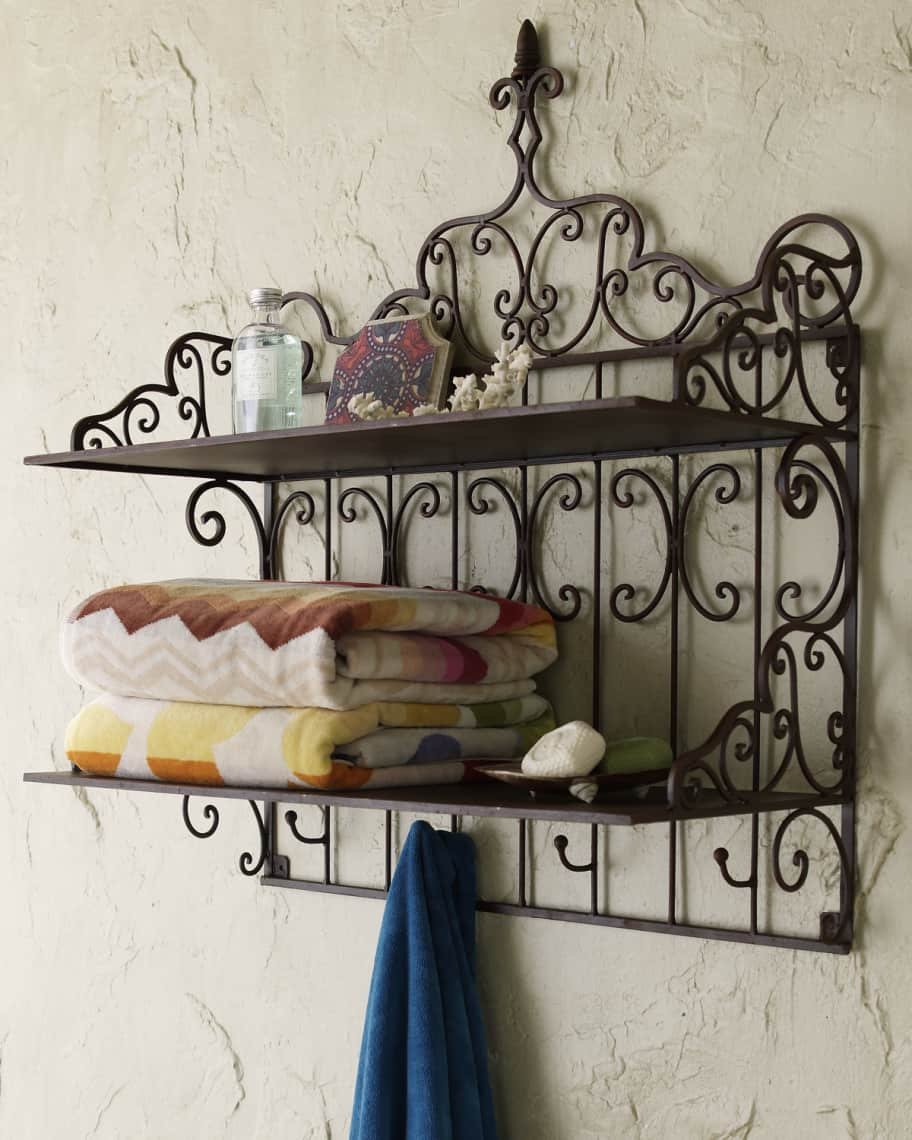 Полка кованная навесная