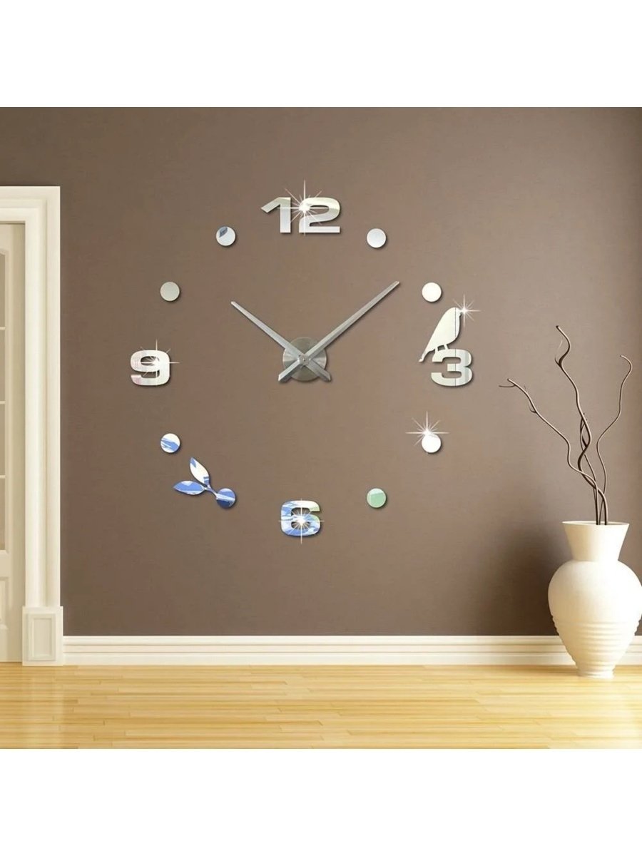 Самоклеющиеся 3d часы "DIY Clock" al021-b