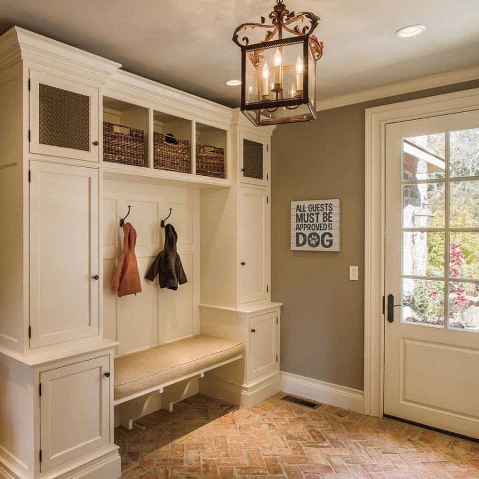 Прихожая в стиле ретро