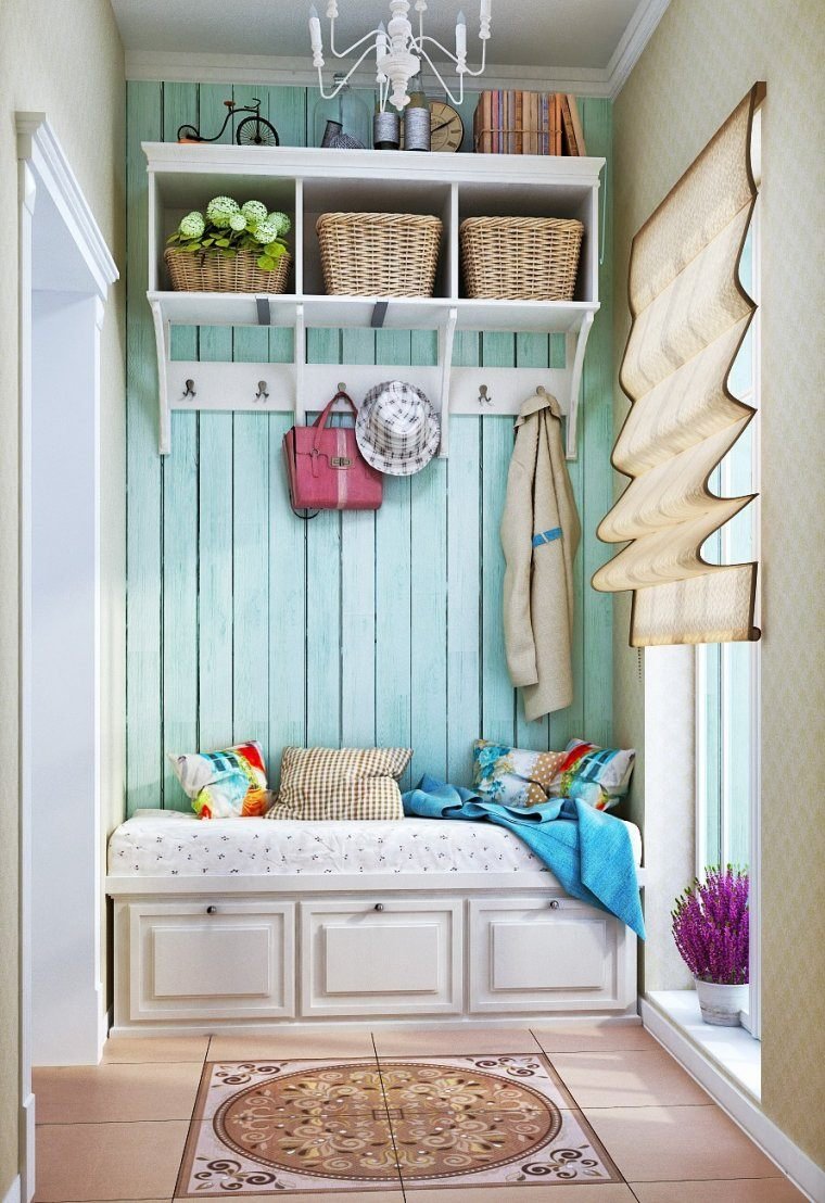 Вешалка в прихожую в интерьере