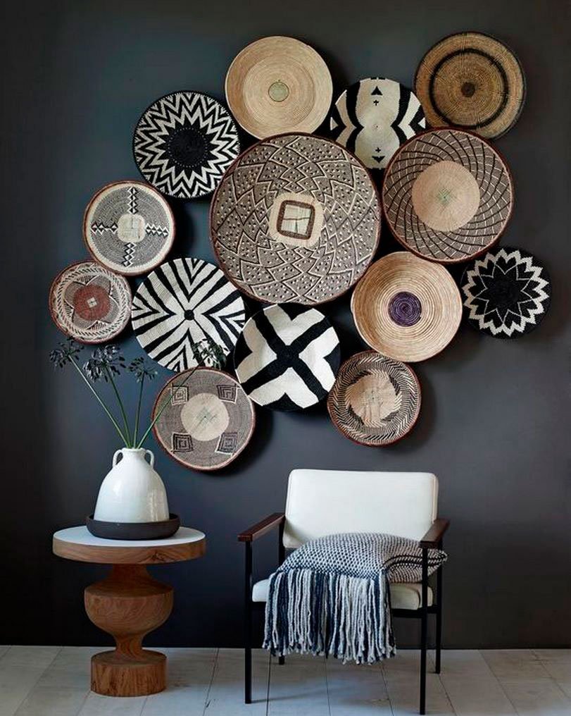 Необычный декор стен