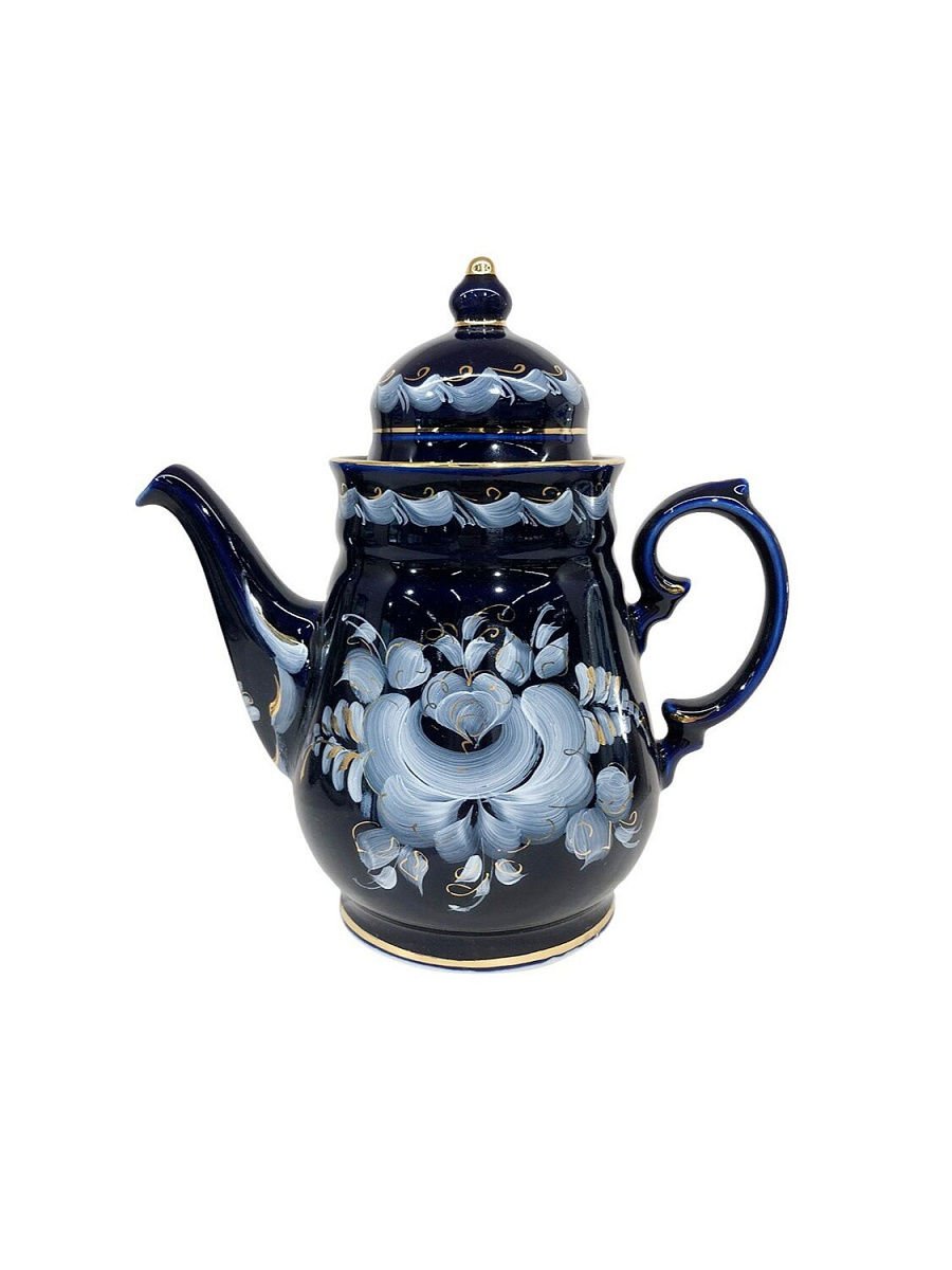 Заварочный чайник кобальт Винтаж