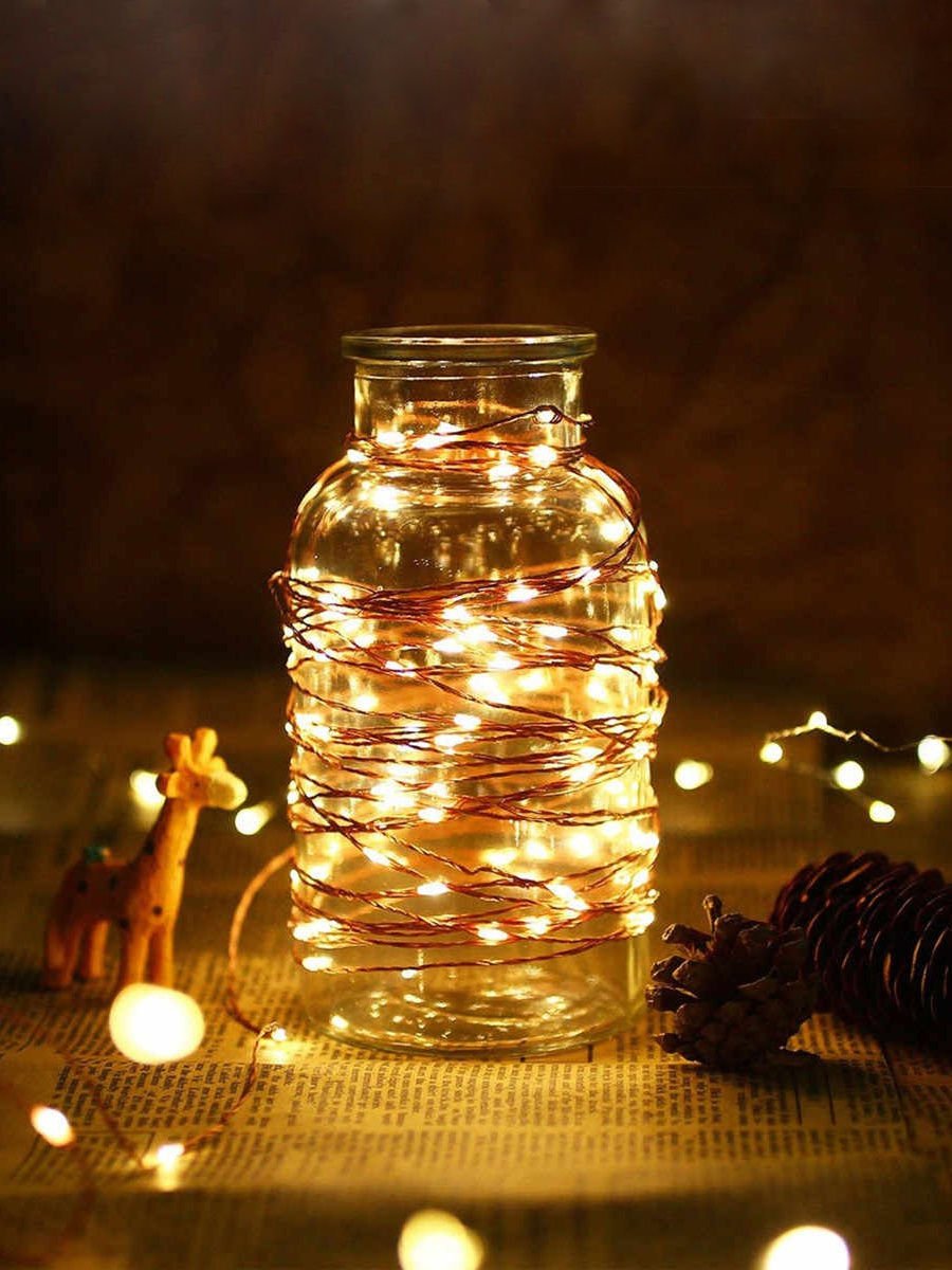 Гирлянда с баночками