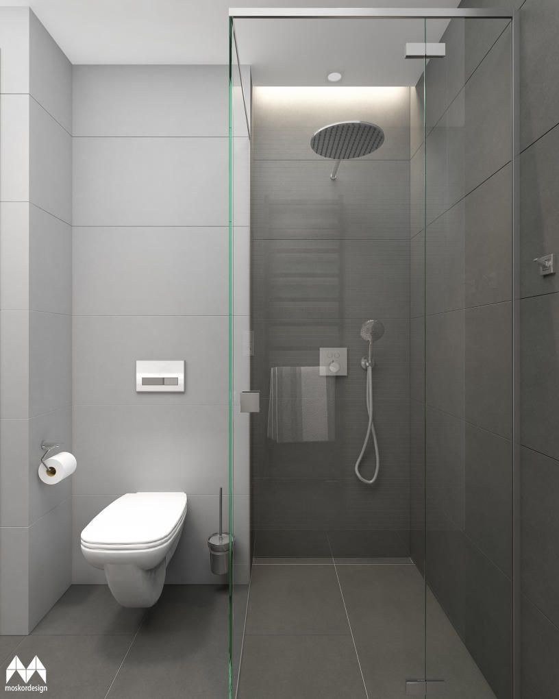 Маленький туалет с душевой кабиной