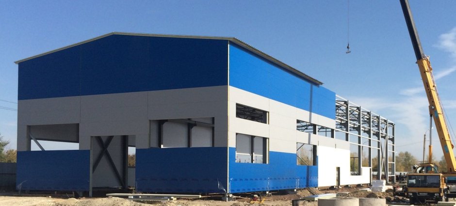 Сэндвич панели промзданий