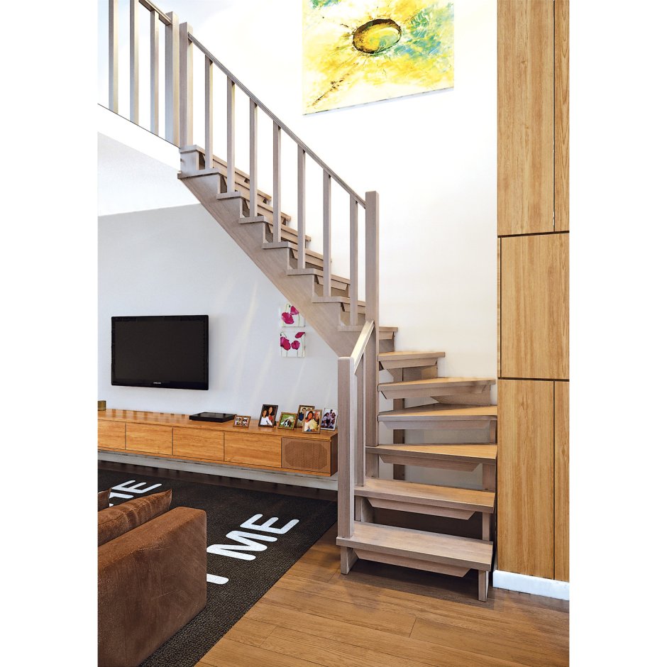 Лестница лес-09 универсальная поворот 90