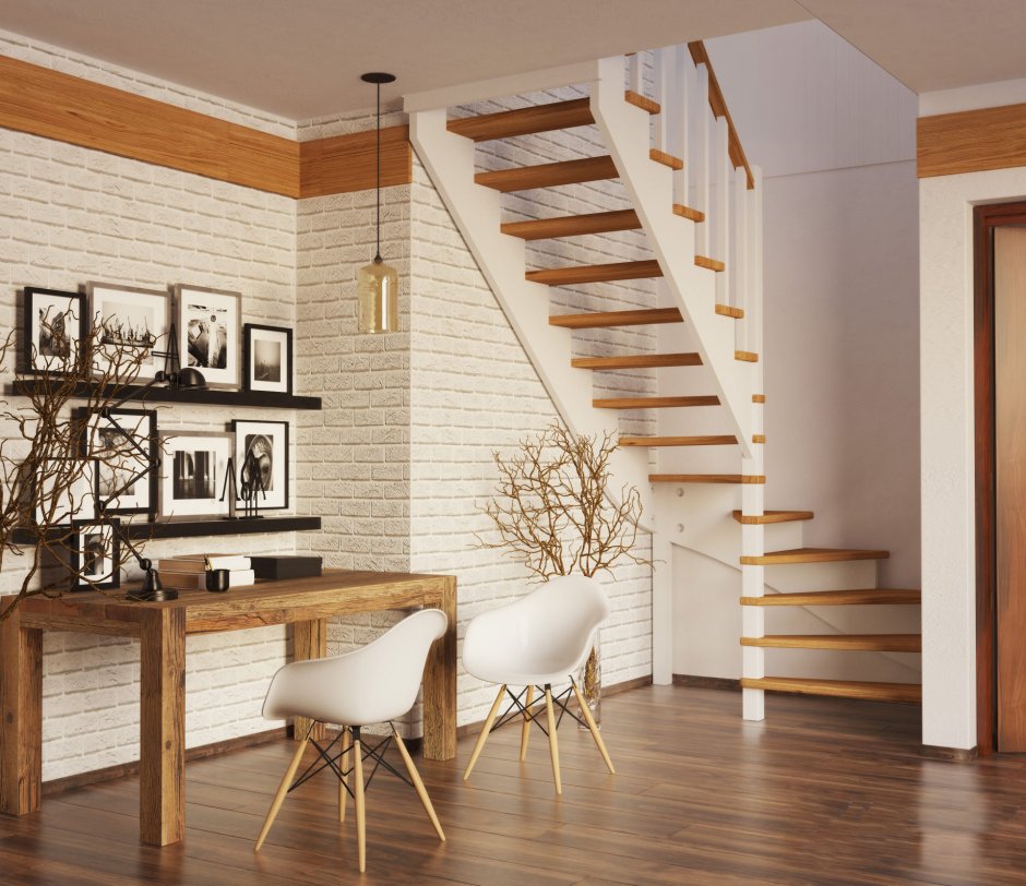 Деревянная лестница