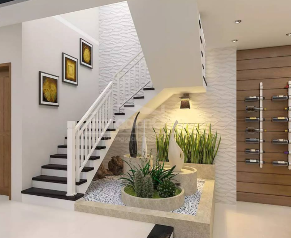 Лестница меж этажная металдерево