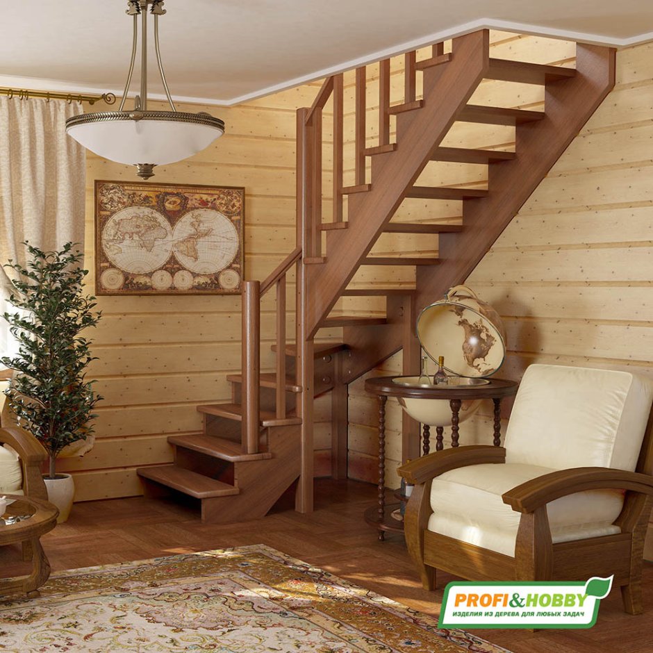 Лестница в проем 2х2м