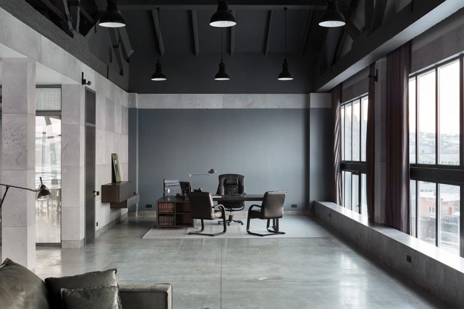 Натяжные потолки черно белые