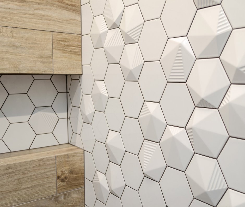 Мозаика керамическая Starmosaic homework Hexagon Carrara Matt