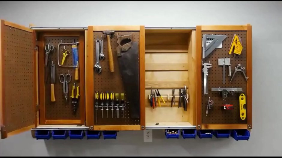 Самодельный шкаф для инструмента