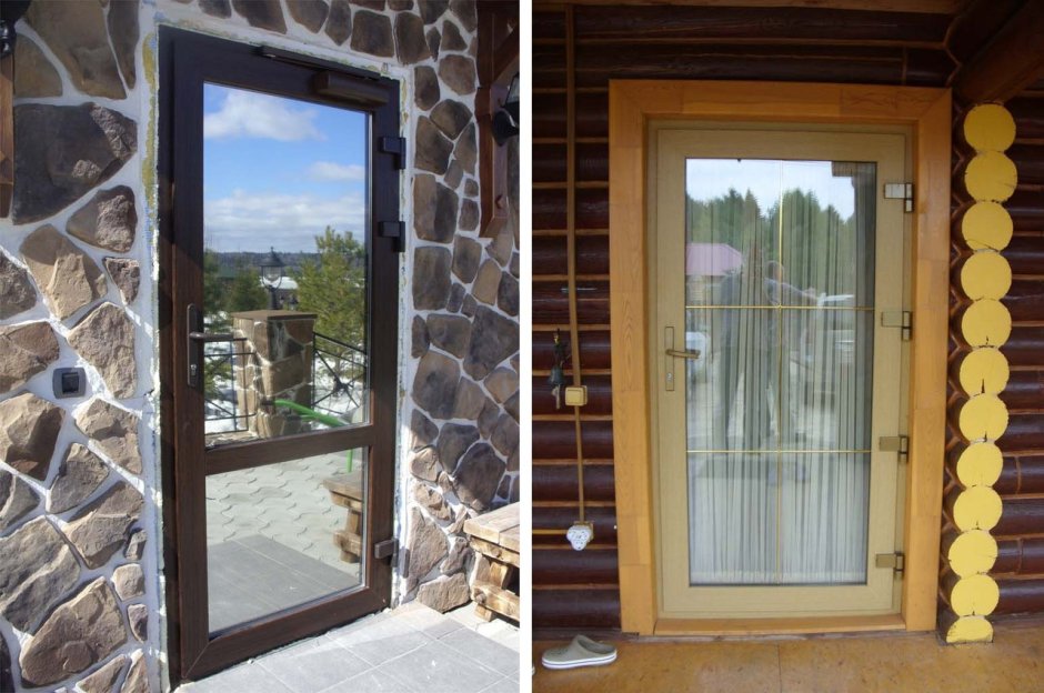 Дверь ПВХ С ламинацией