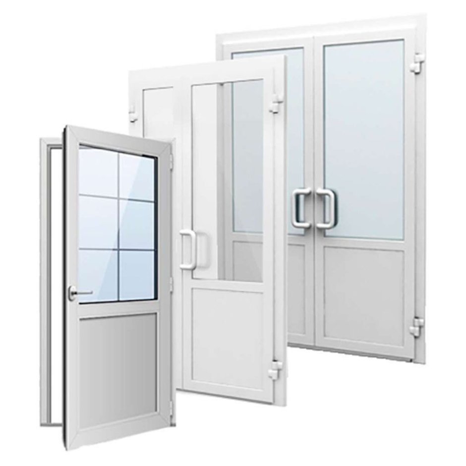 Двери алюминиевые межкомнатные 2100х1010мм