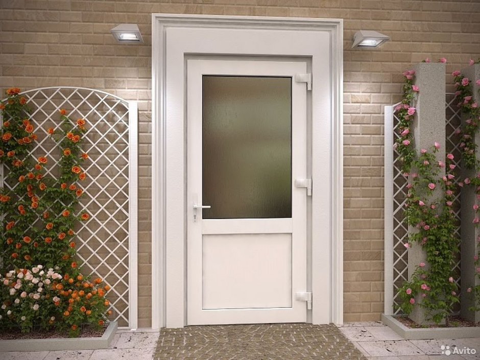 Пластиковая дверь коробка
