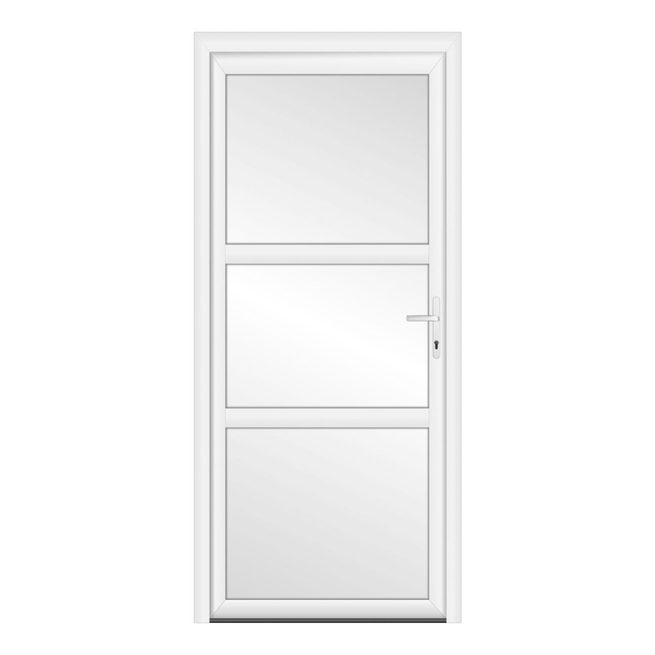 Дверь алюминиевая 900х2100