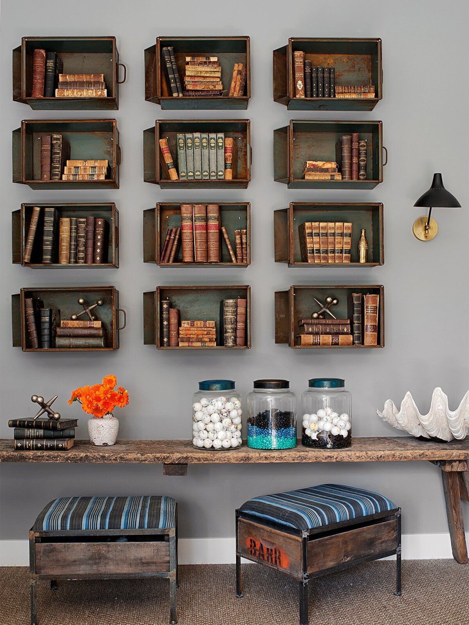 Декорации для книжных полок