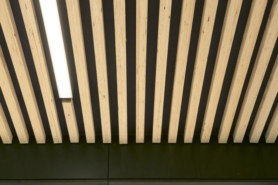 Кубо реечный потолок