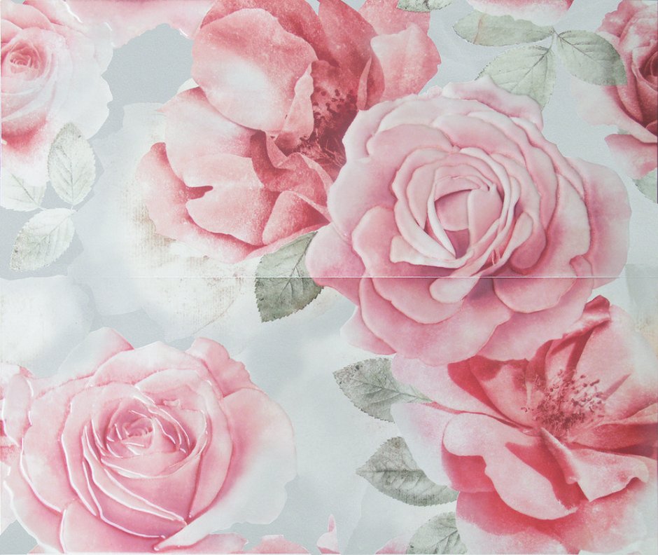 Rosone Flor.Grigio 2pz 61*72,5