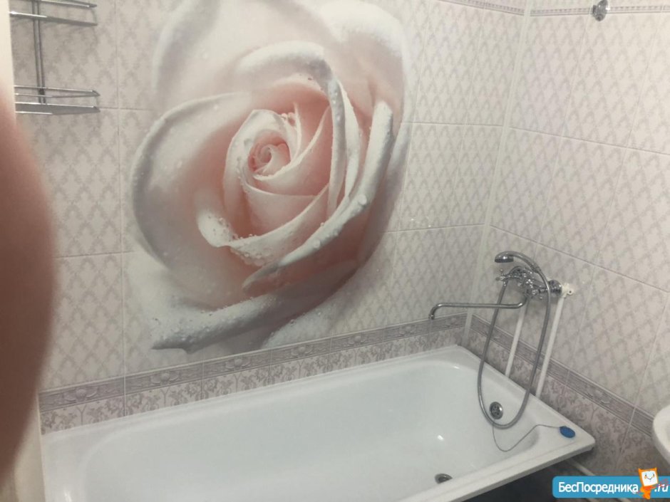 ПВХ панели Дамасский узор роза