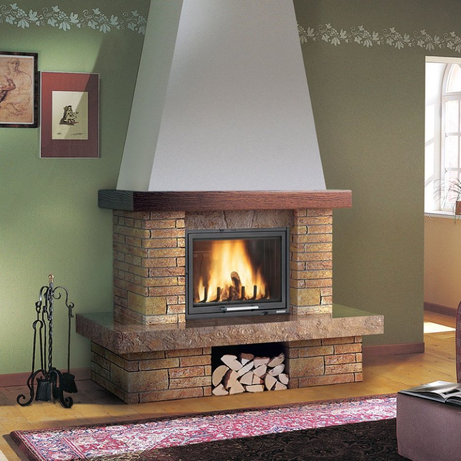 Дровяная печь-камин Dovre 750gh