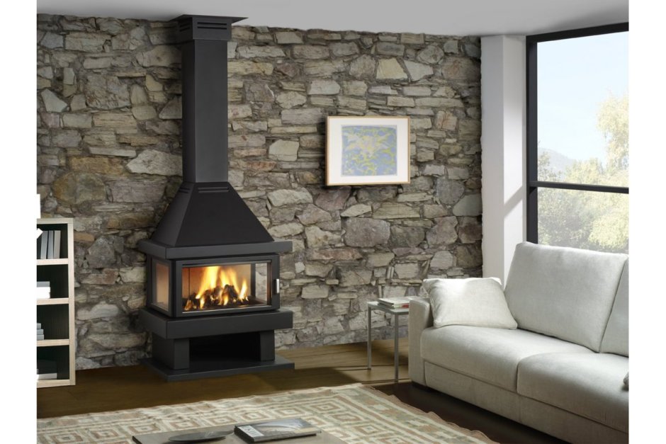 Дровяная печь-камин Fireplace Anna