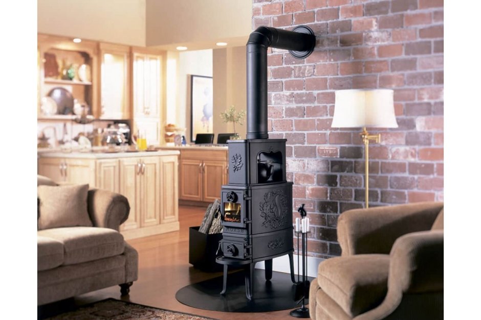 Печь-камин Vermont castings Defiant 2-в-1