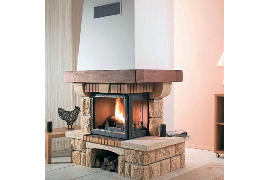 Дровяная печь-камин don-Bar 2001