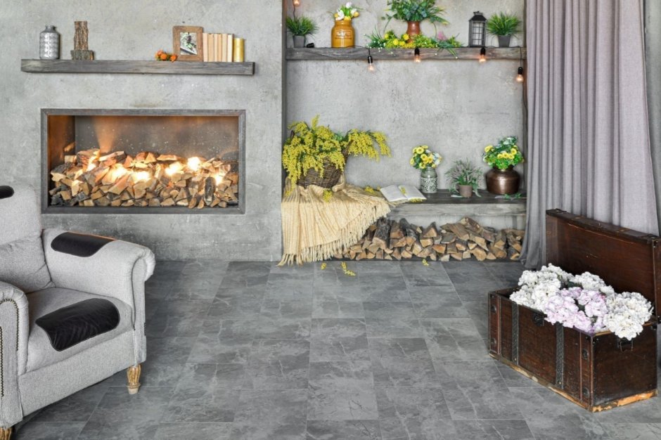 Кварцвиниловая плитка Alpine Floor Stone