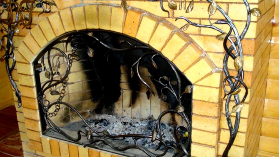 Художественная ковка камин