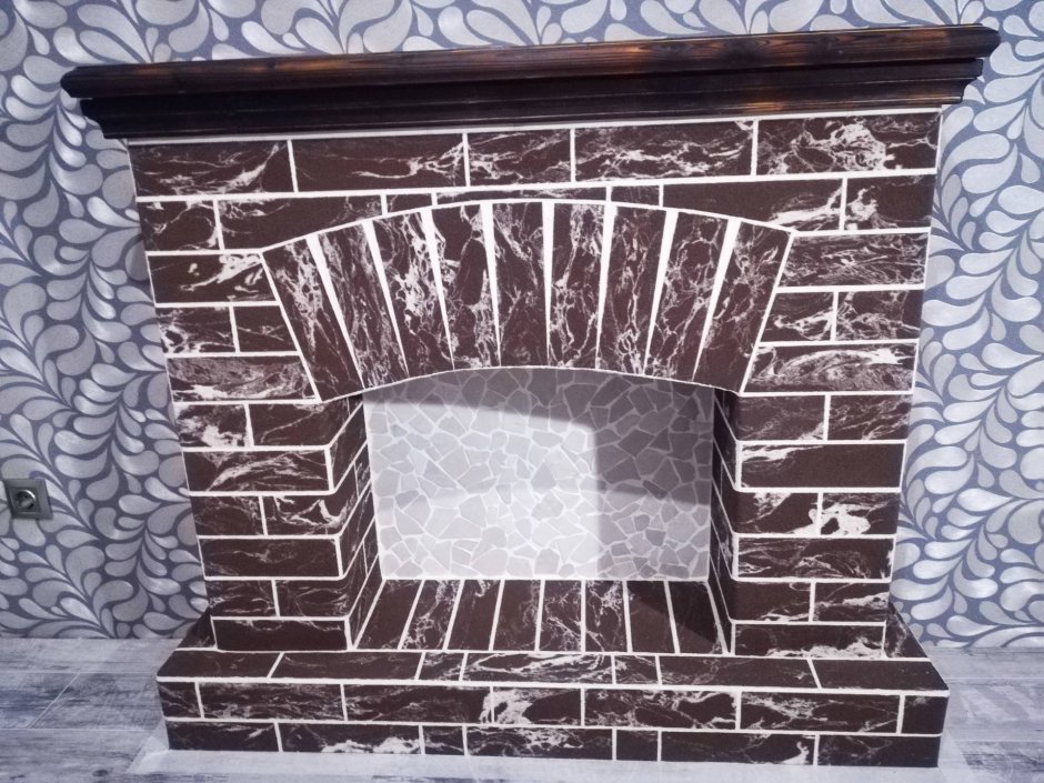 Камин декоративный из профиля