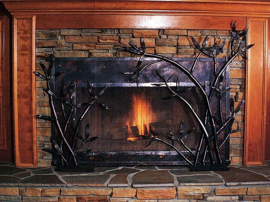 Камин декоративный из профиля