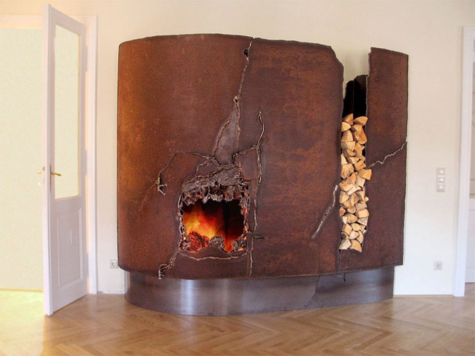 Кованый камин