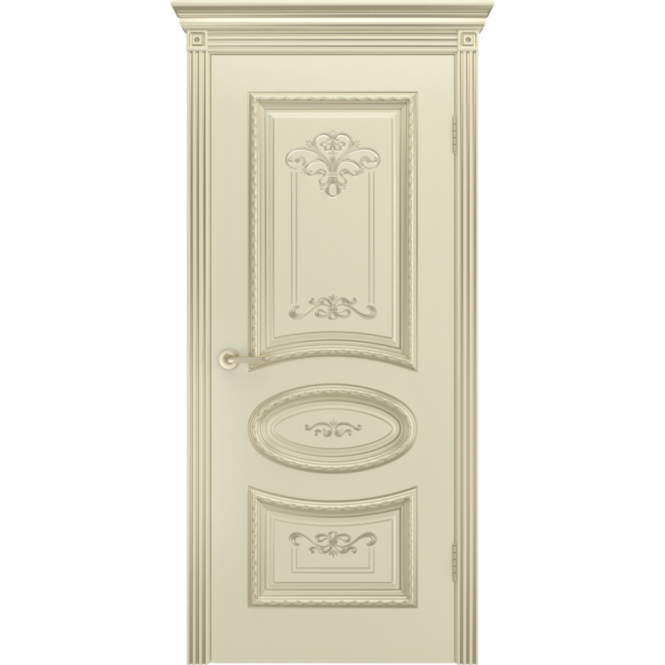 Дверь межкомнатная Версаль патина золото