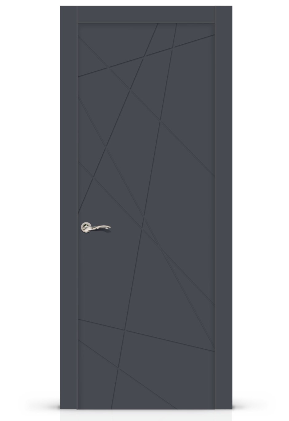 Межкомнатная дверь эмаль VFD Trivia Graphite графит глухая