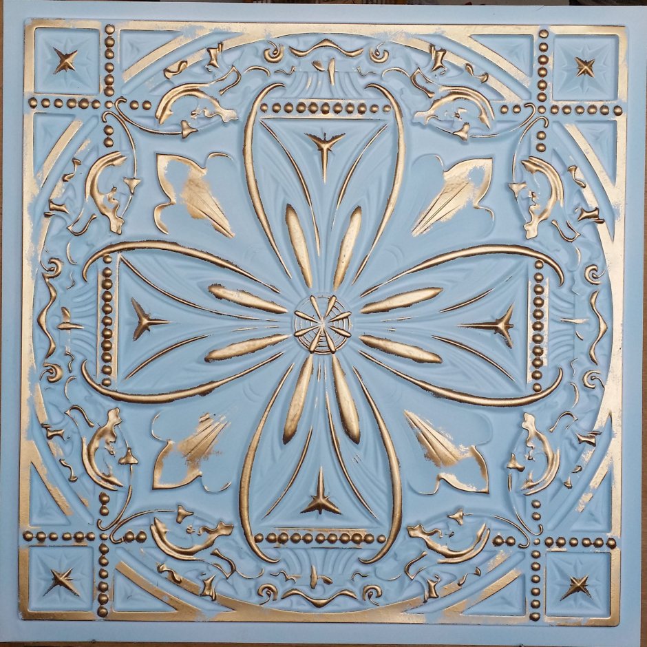 Потолочная плитка цветная