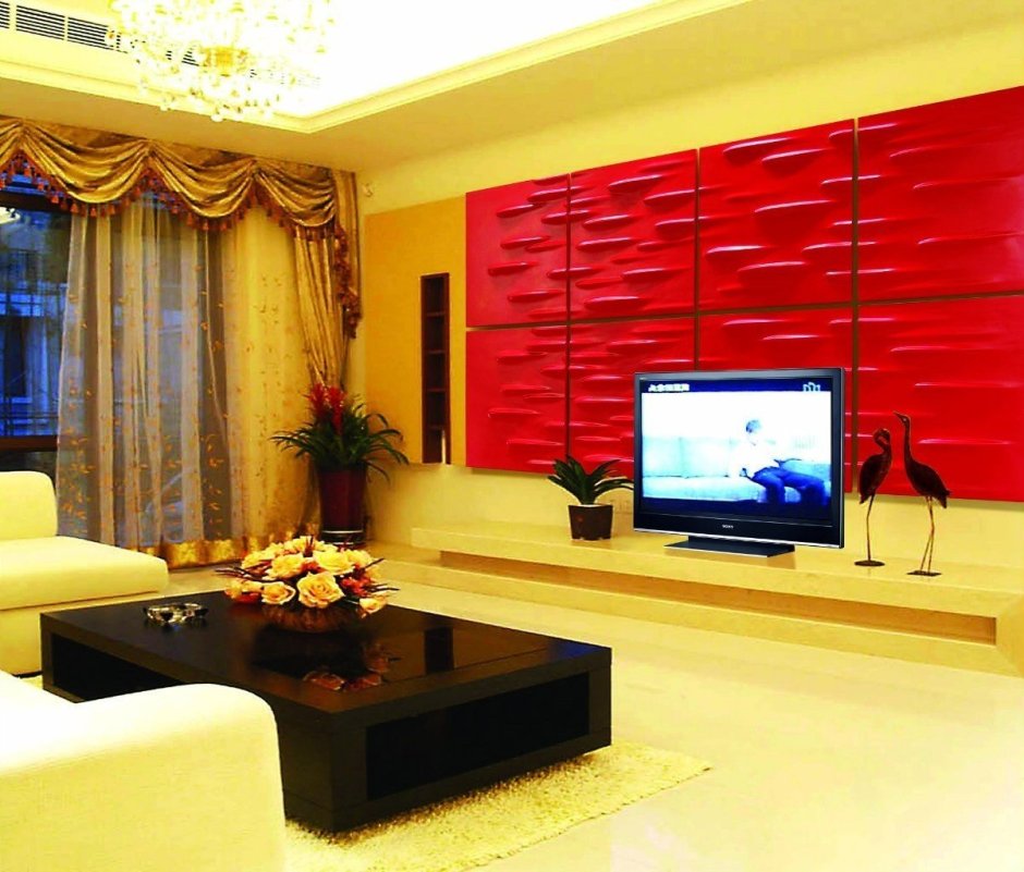 Декоративная панель для телевизора на стену