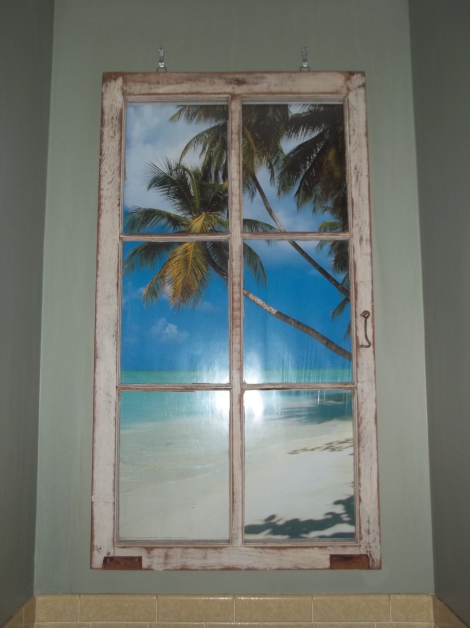 Фотообои фальш окно