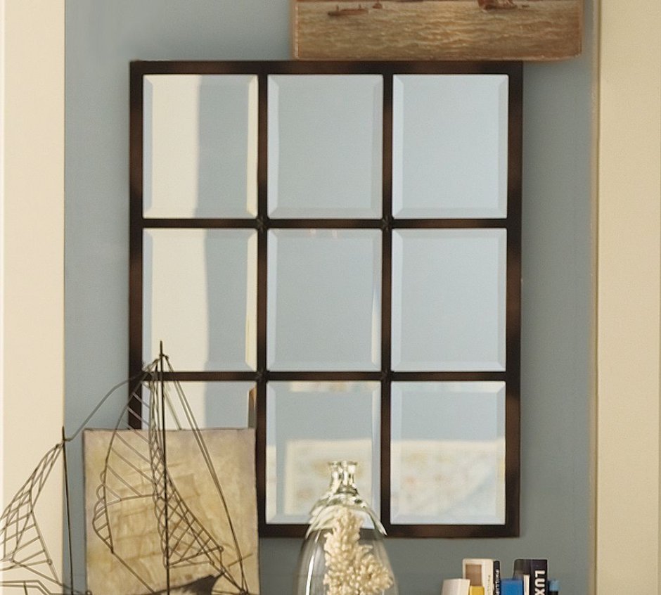 Фальшокно с подсветкой на потолке