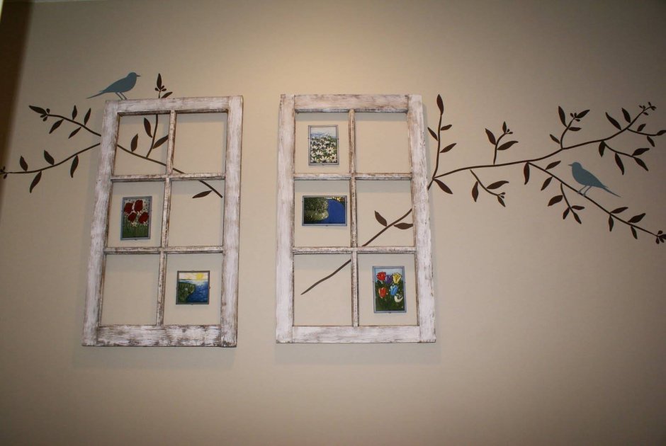 Фальшокно с подсветкой в ванной