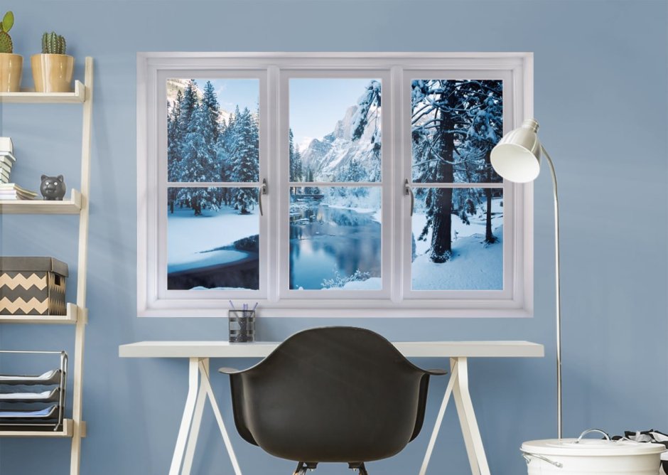 Декоративное окно с подсветкой