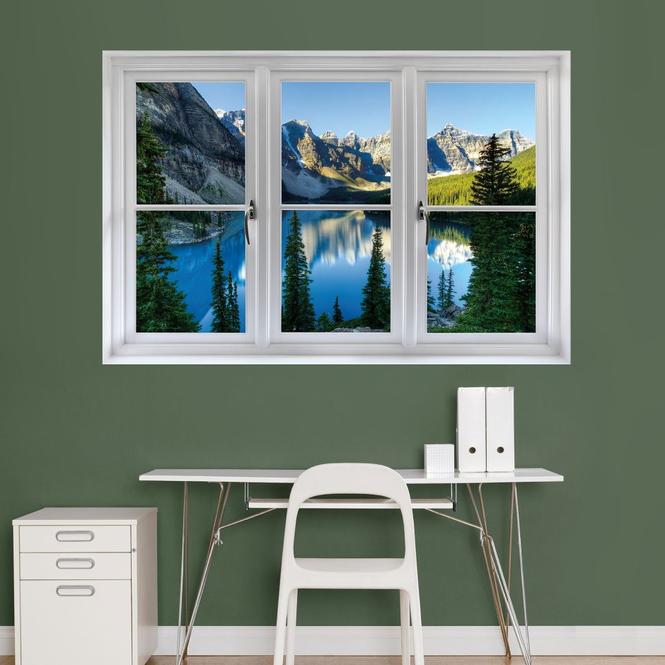 Имитация окна в темной комнате