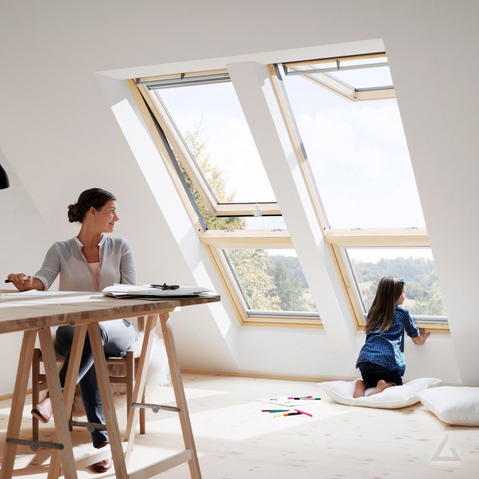 Шторы на трех угольные окна