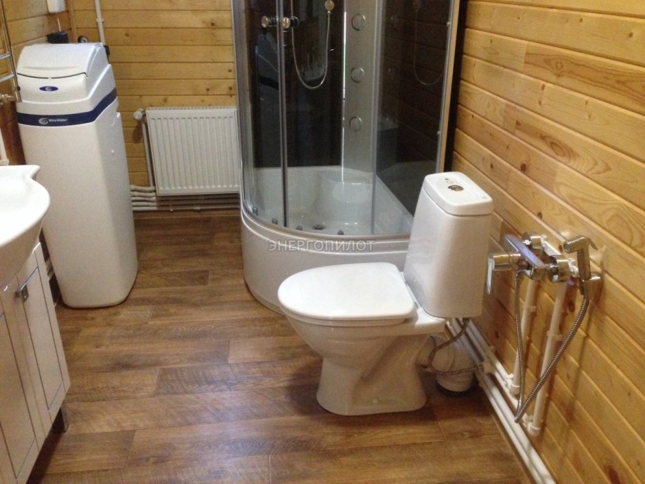 Санузел в дачном доме