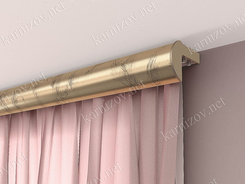 Закрытый карниз настенный