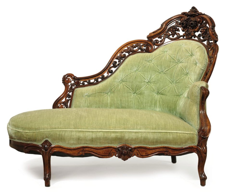 Антикварная мебель диван козетка рококо