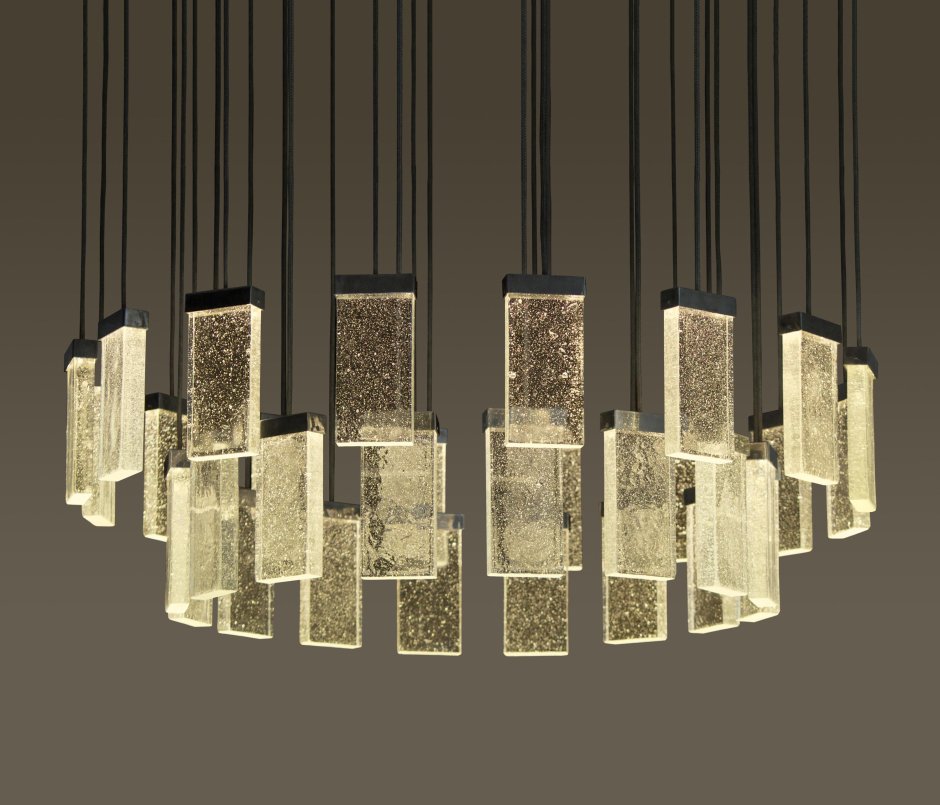 Бра Crystal Pendants Gold 2