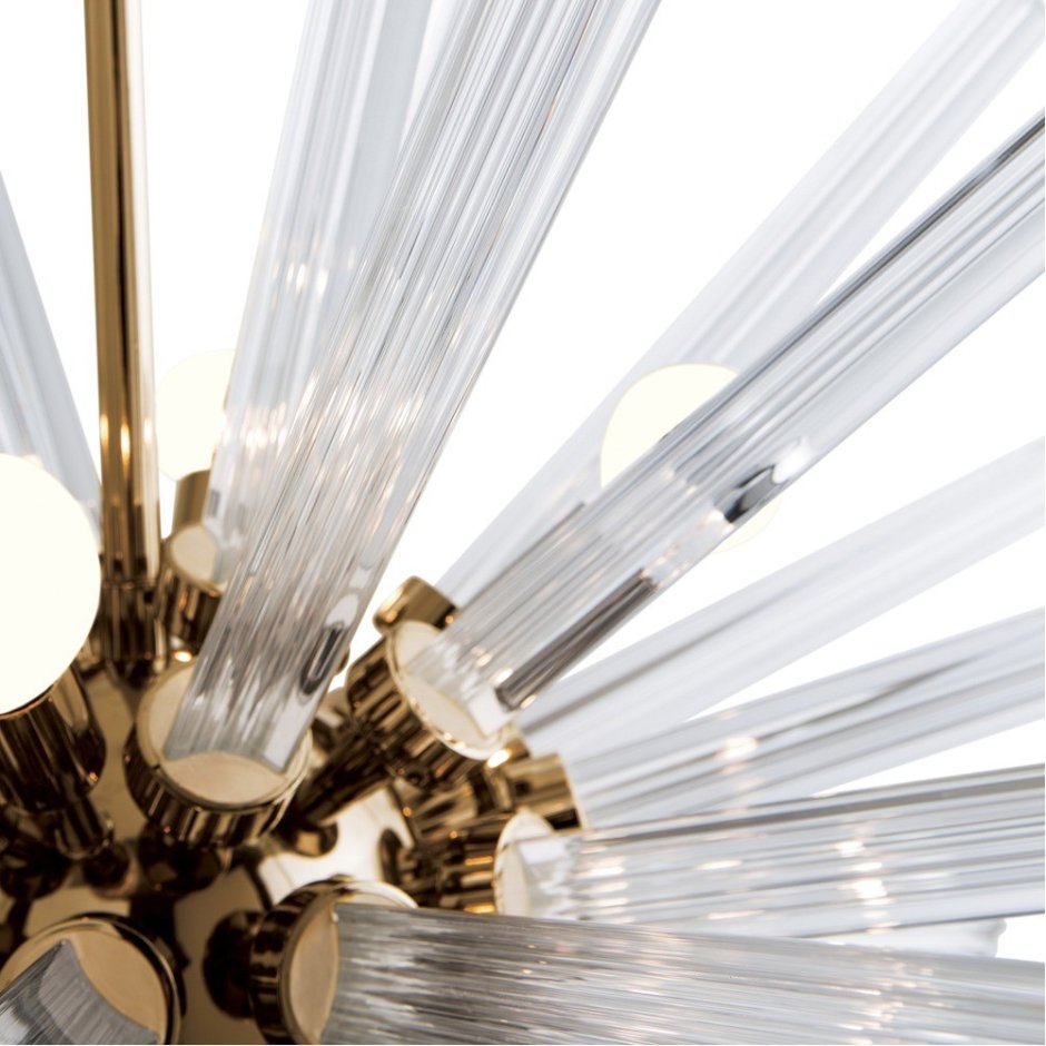 Бра Glass Rod Light Gold